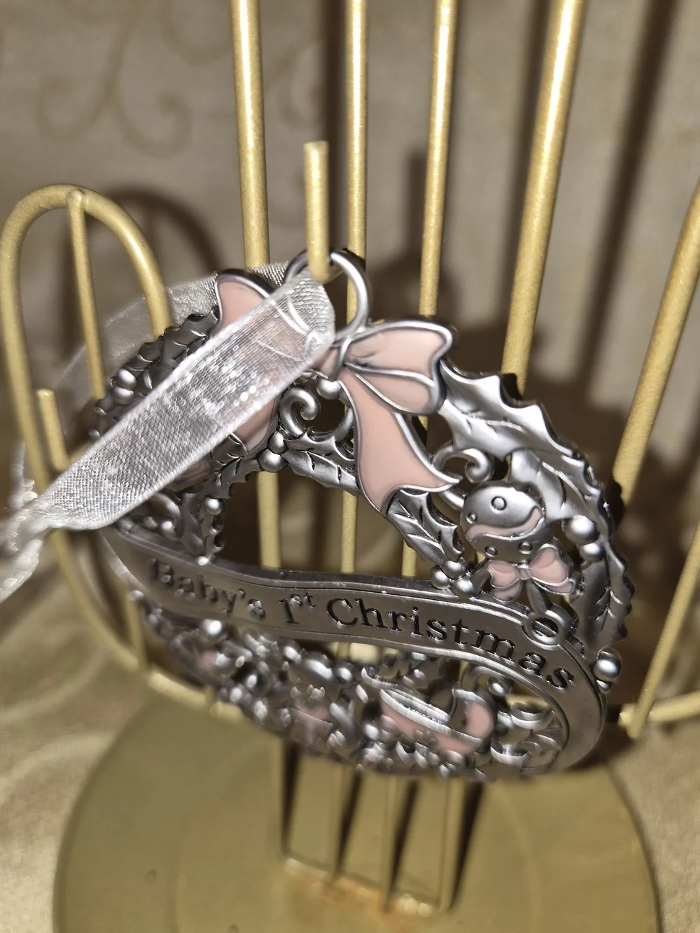 Ganz Baby's First Christmas ornament